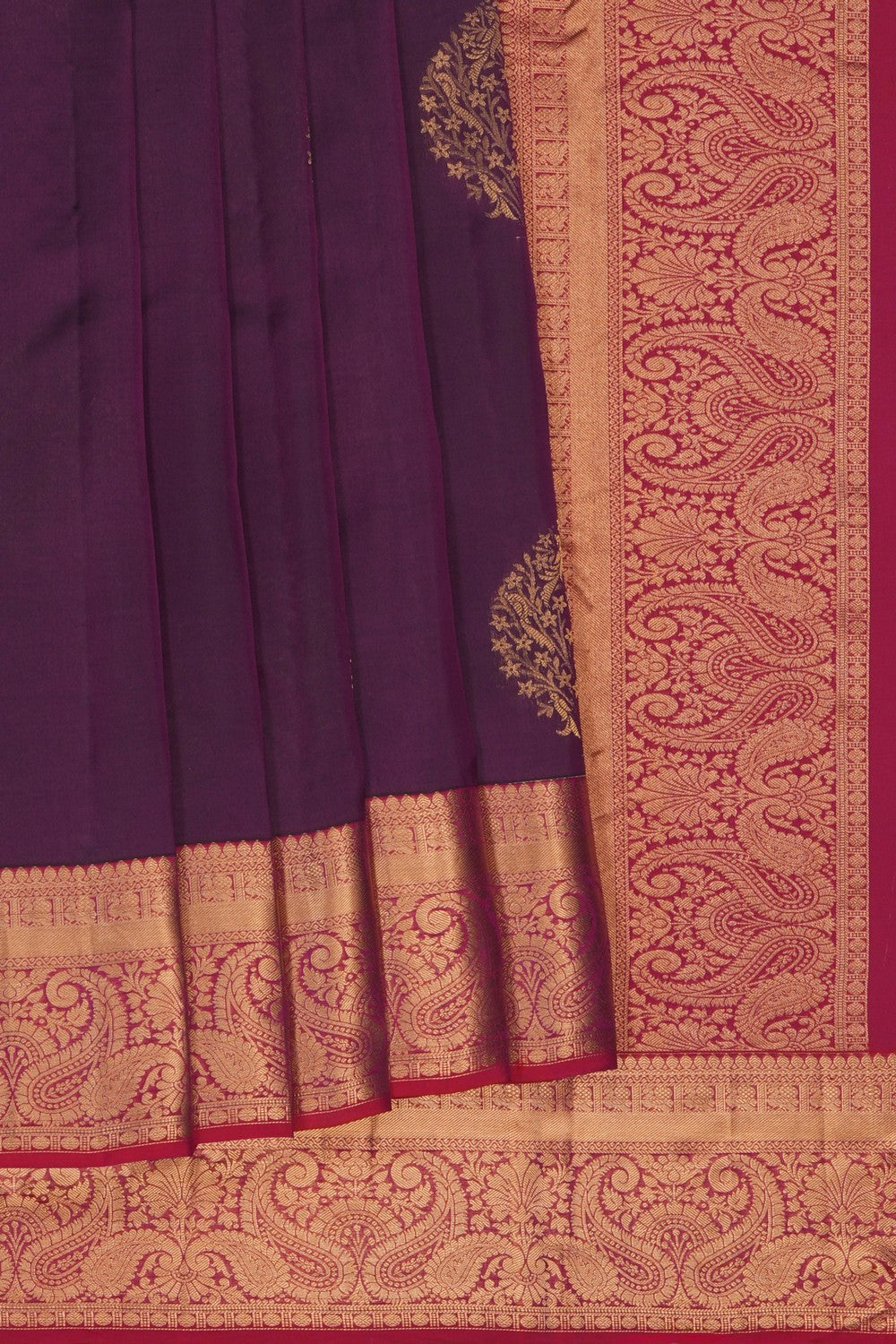 Image of Violet South Silk Saree