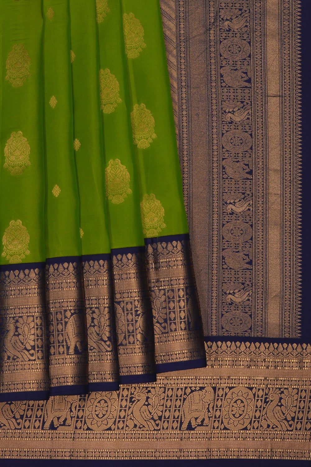 Image of Green South Silk Saree