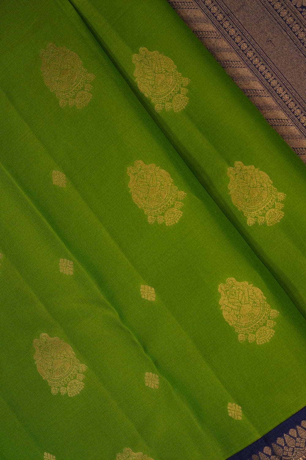 Image of Green South Silk Saree