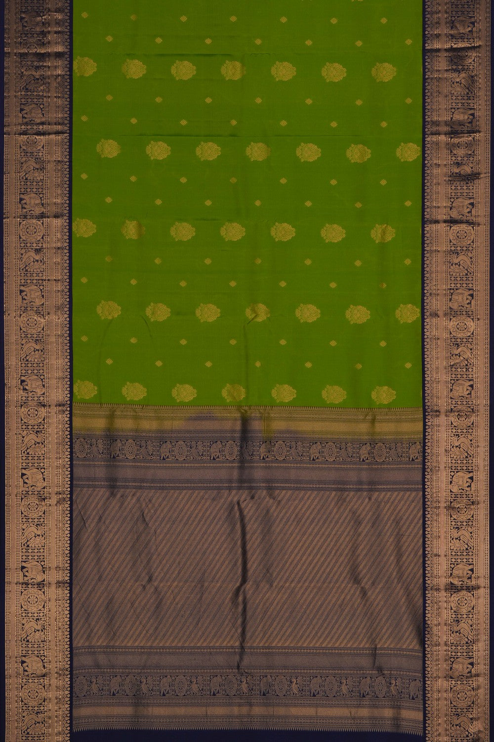 Image of Green South Silk Saree