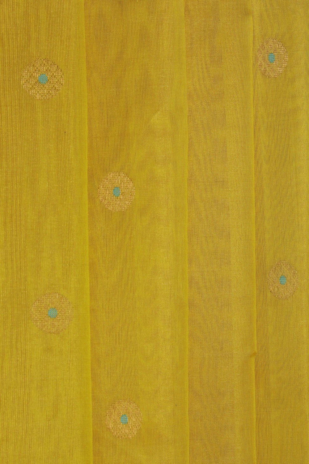Image of Gold Chanderi Tissue Silk Saree