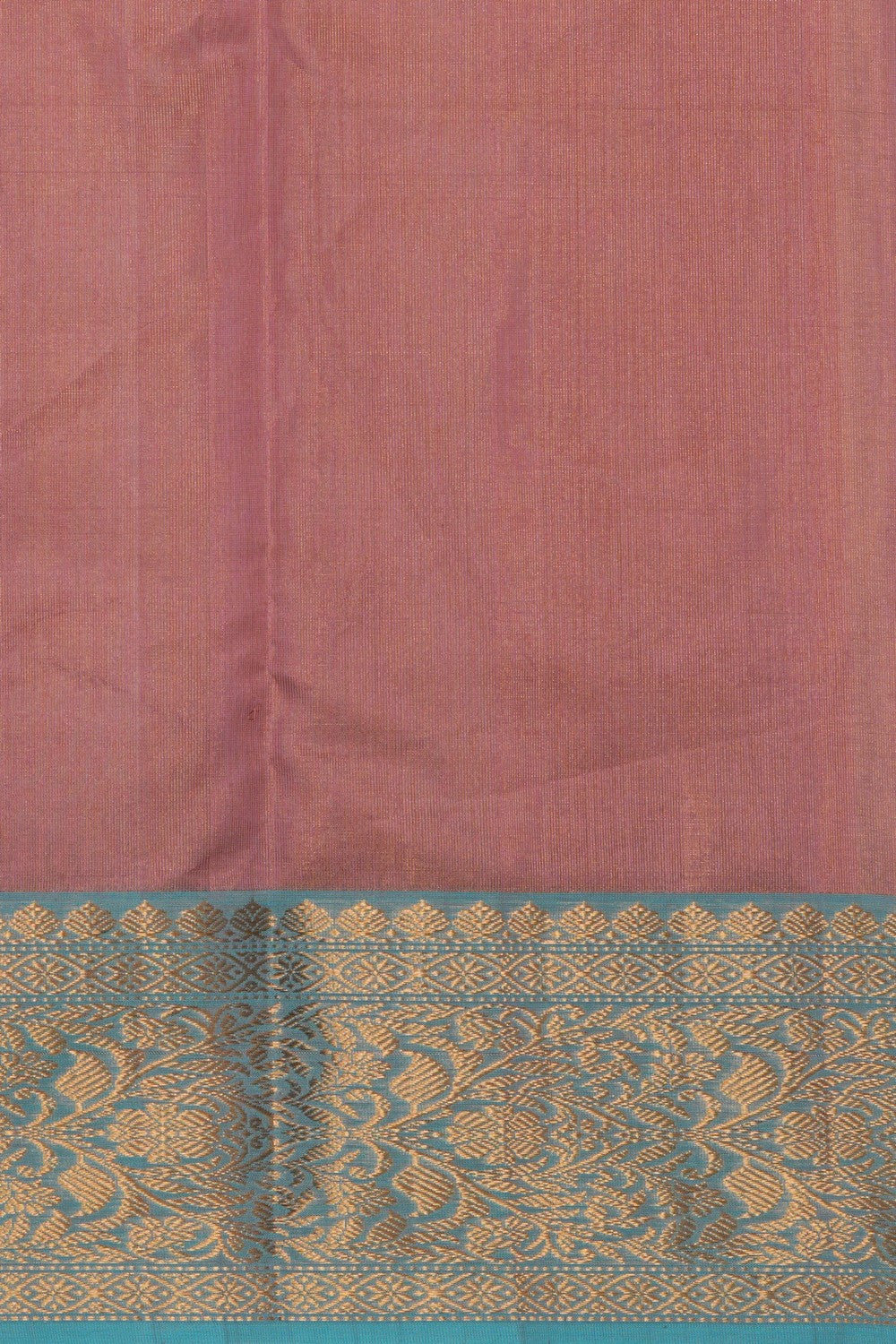 Image of Pink Chanderi Tissue Silk Saree