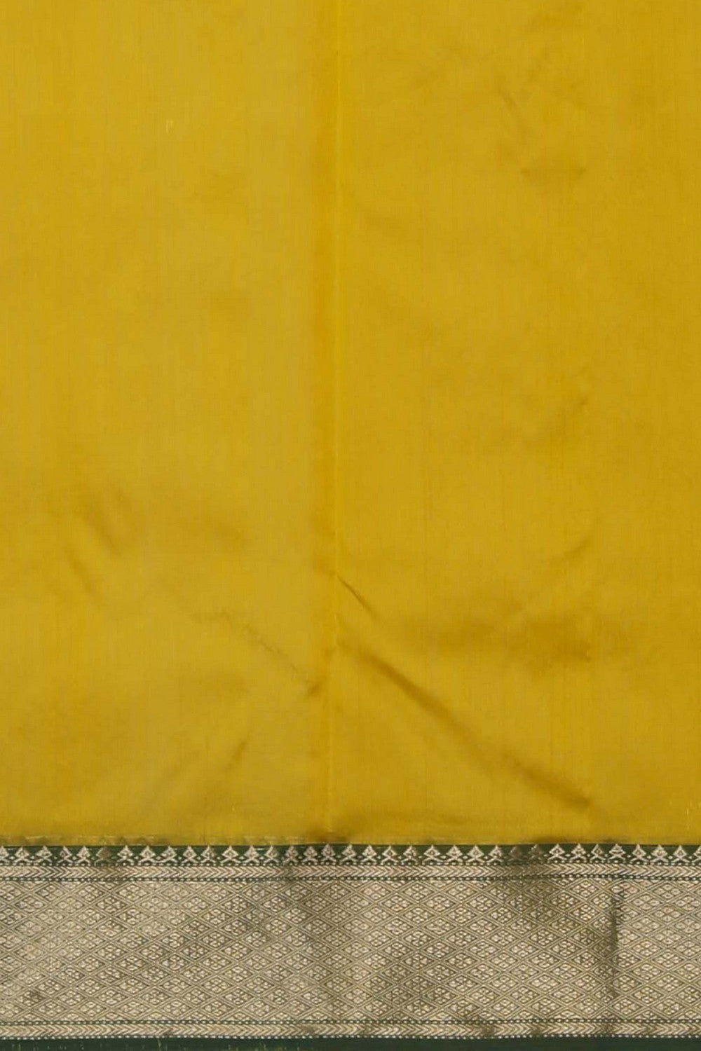 Image of Gold Chanderi Tissue Silk Saree