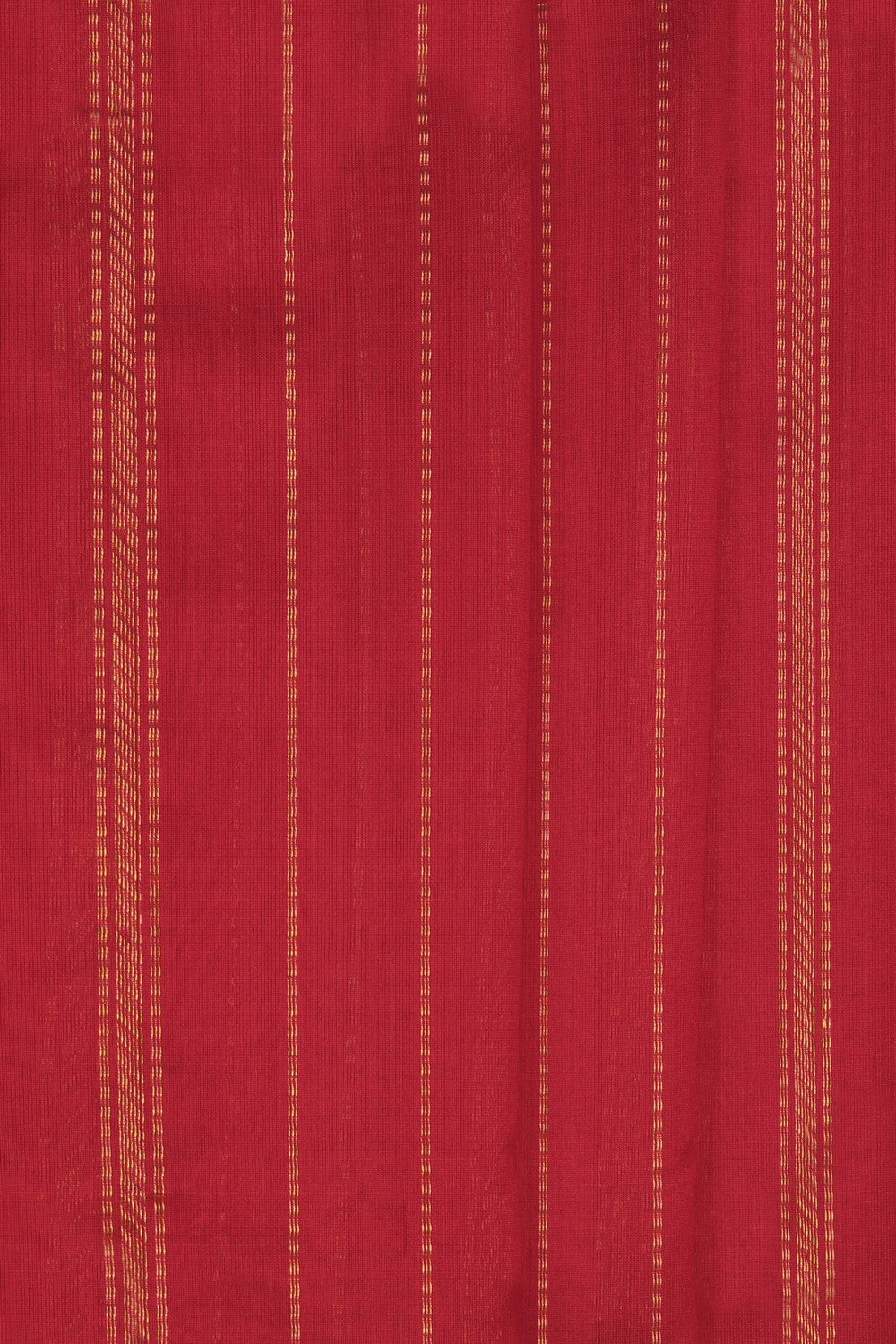 Image of Red Chanderi Silk Saree