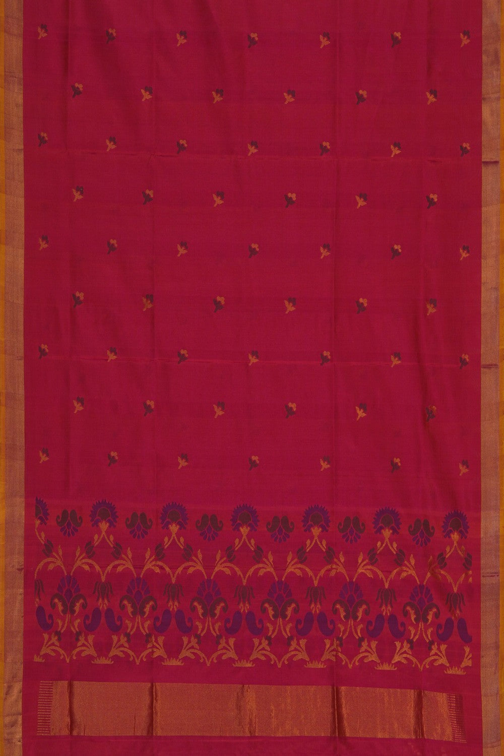 Image of Pink Silk Uppada Silk Dupatta