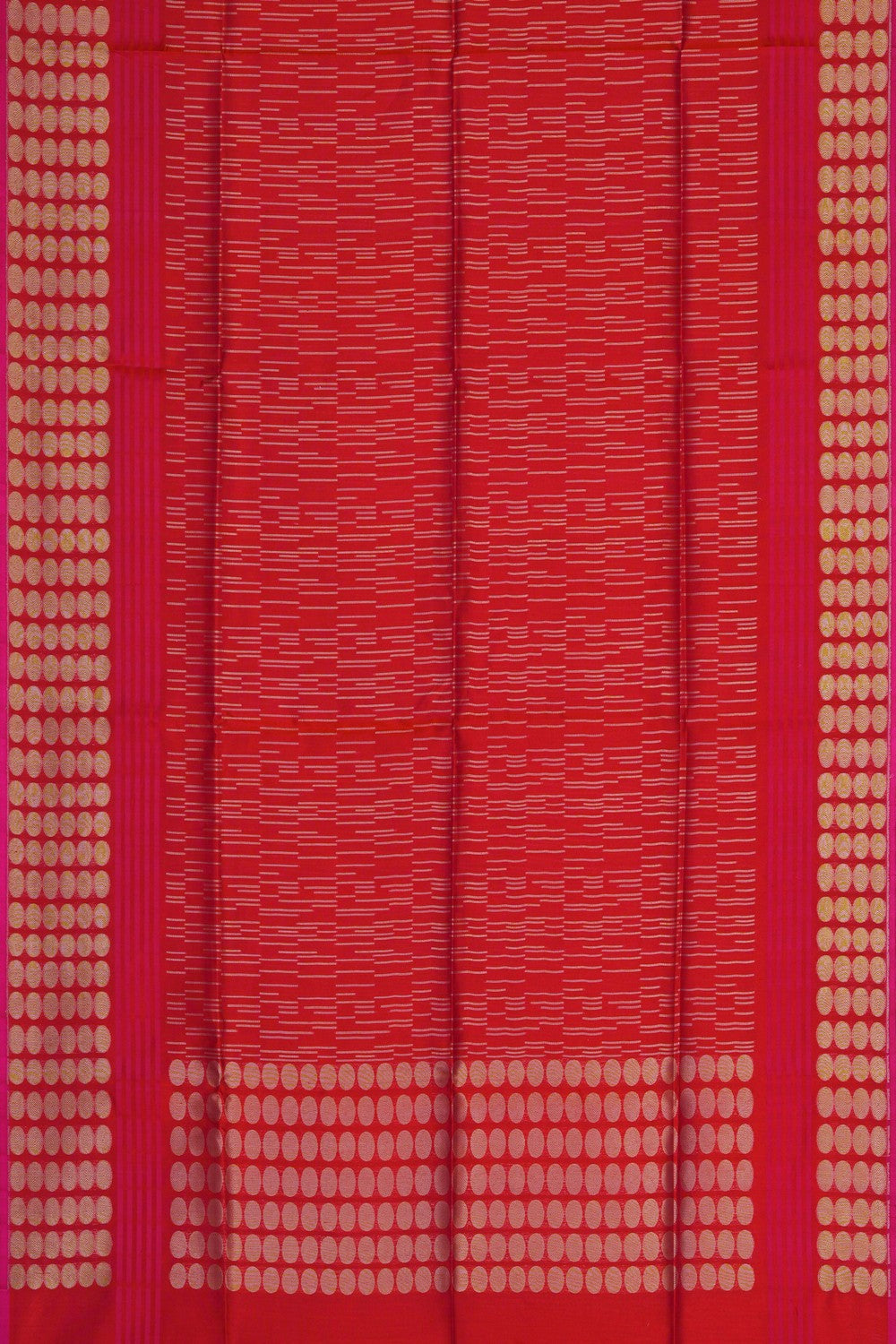 Image of Fuchsia-Pink Kora Saree