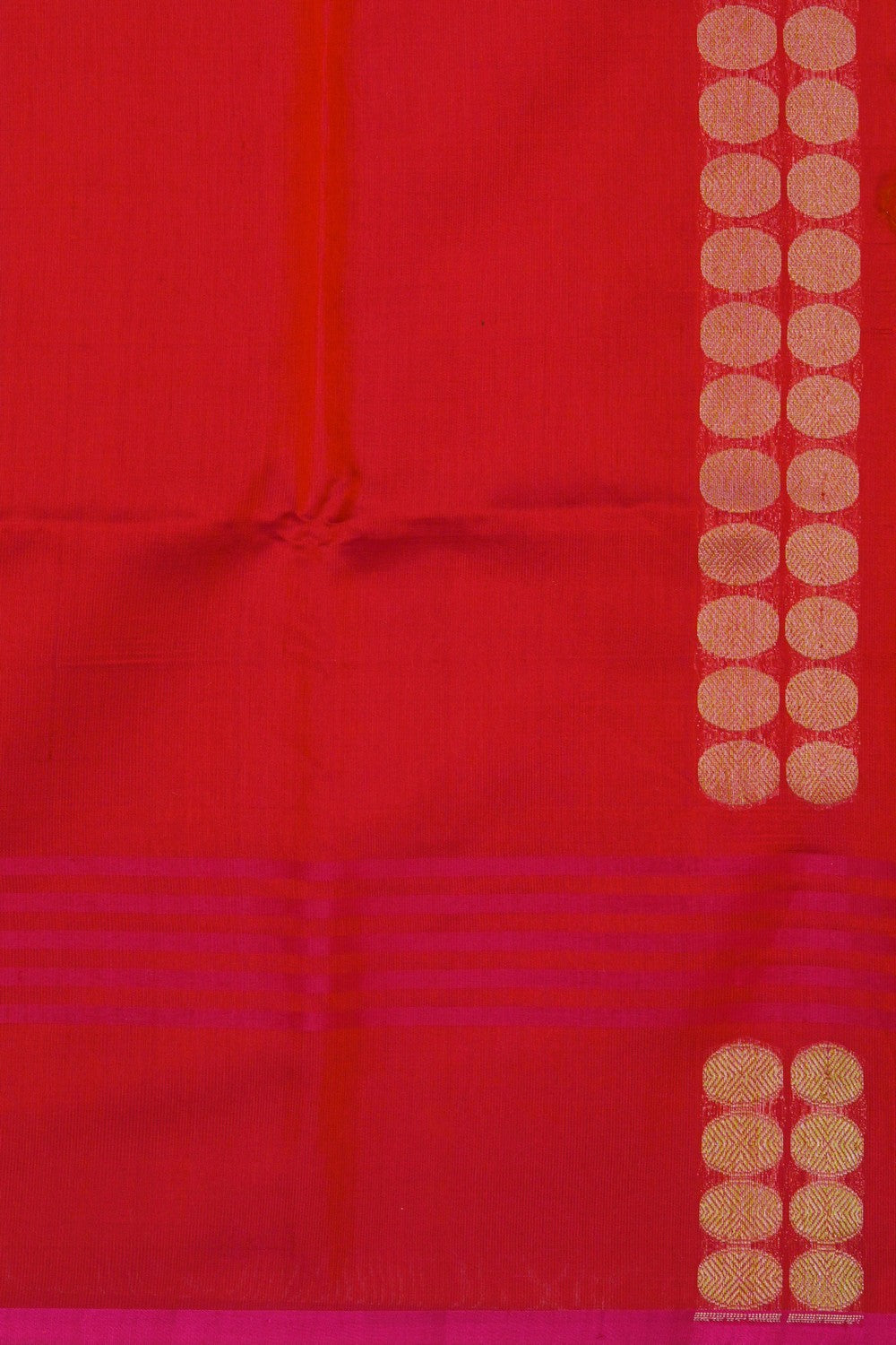 Image of Fuchsia-Pink Kora Saree