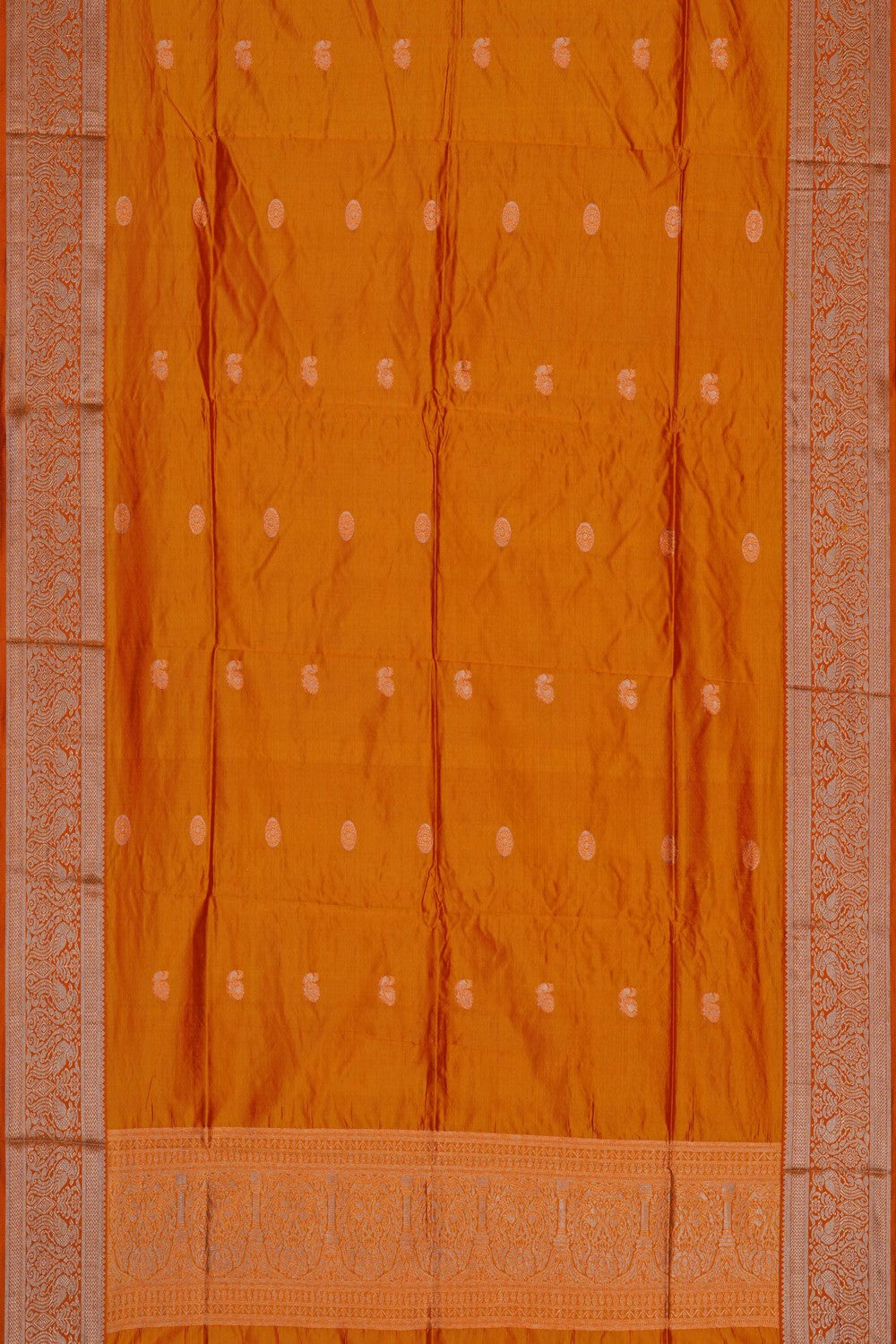 Image of Orange South Silk Dupatta