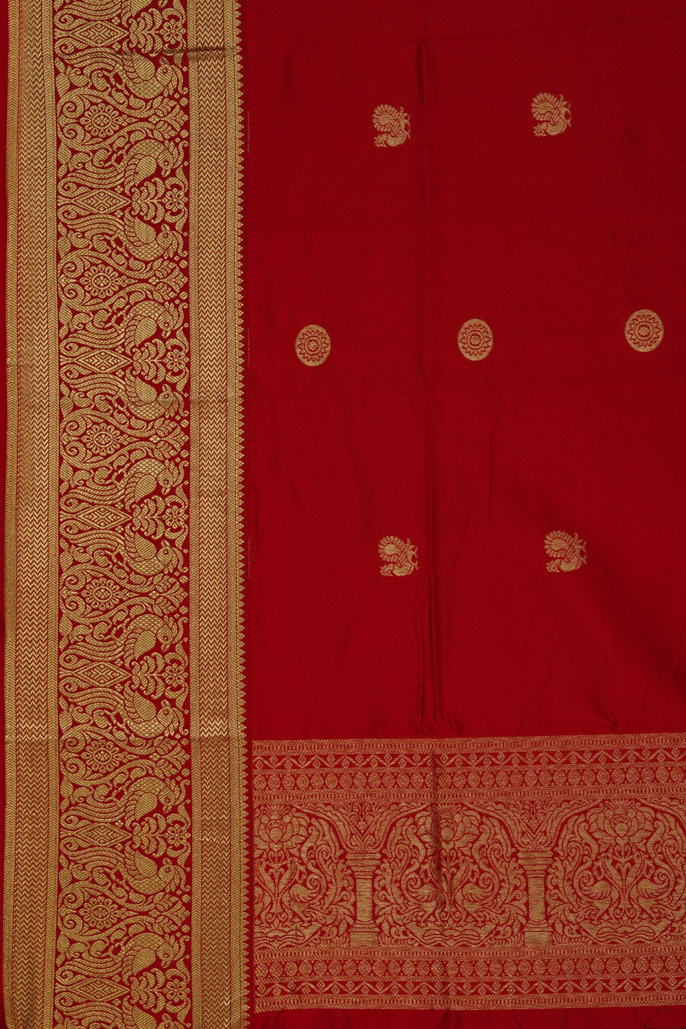 Image of Red South Silk Dupatta