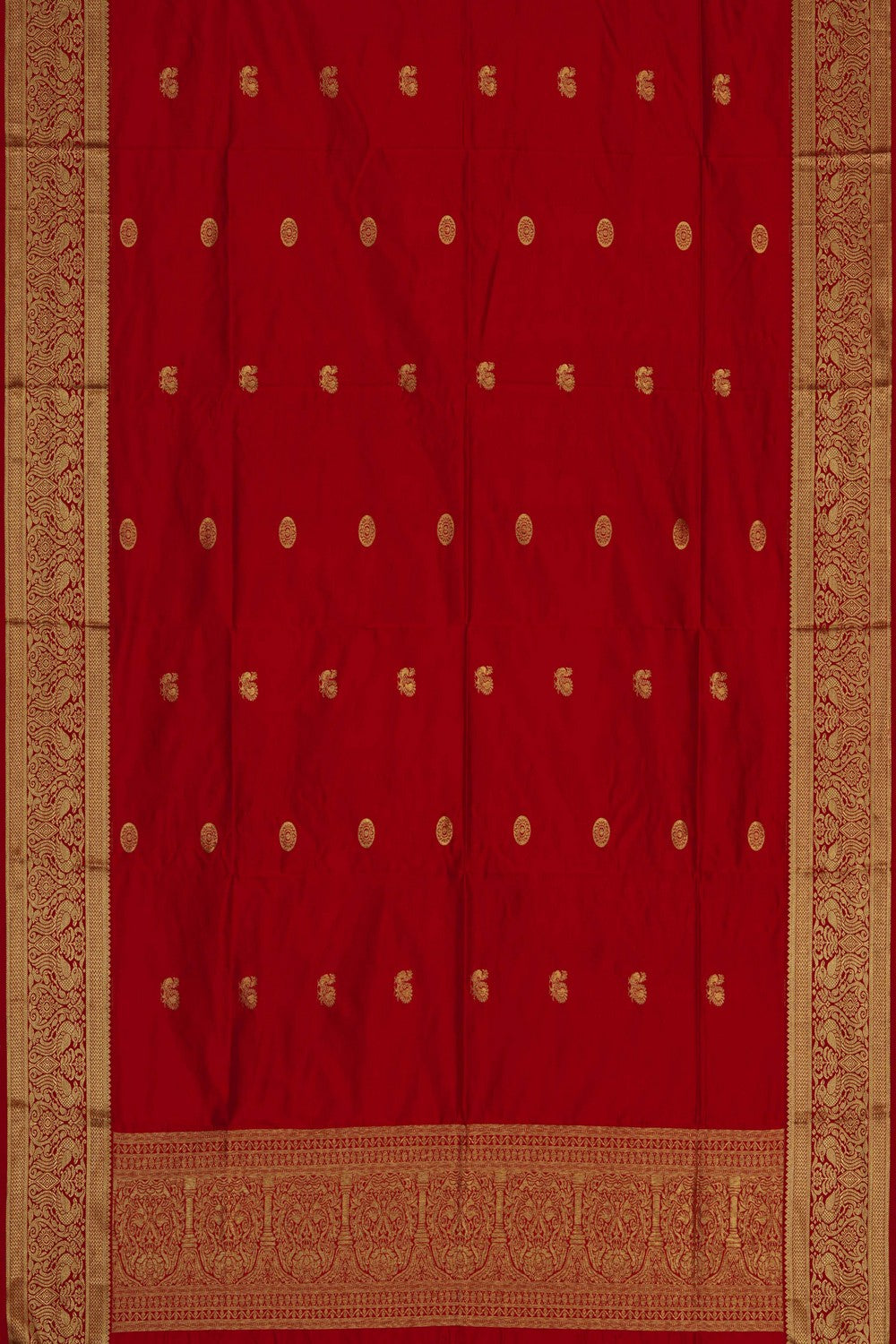 Image of Red South Silk Dupatta