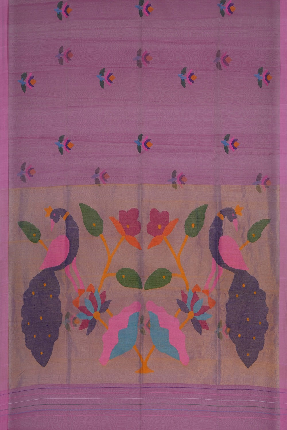Image of Pink Kora Saree