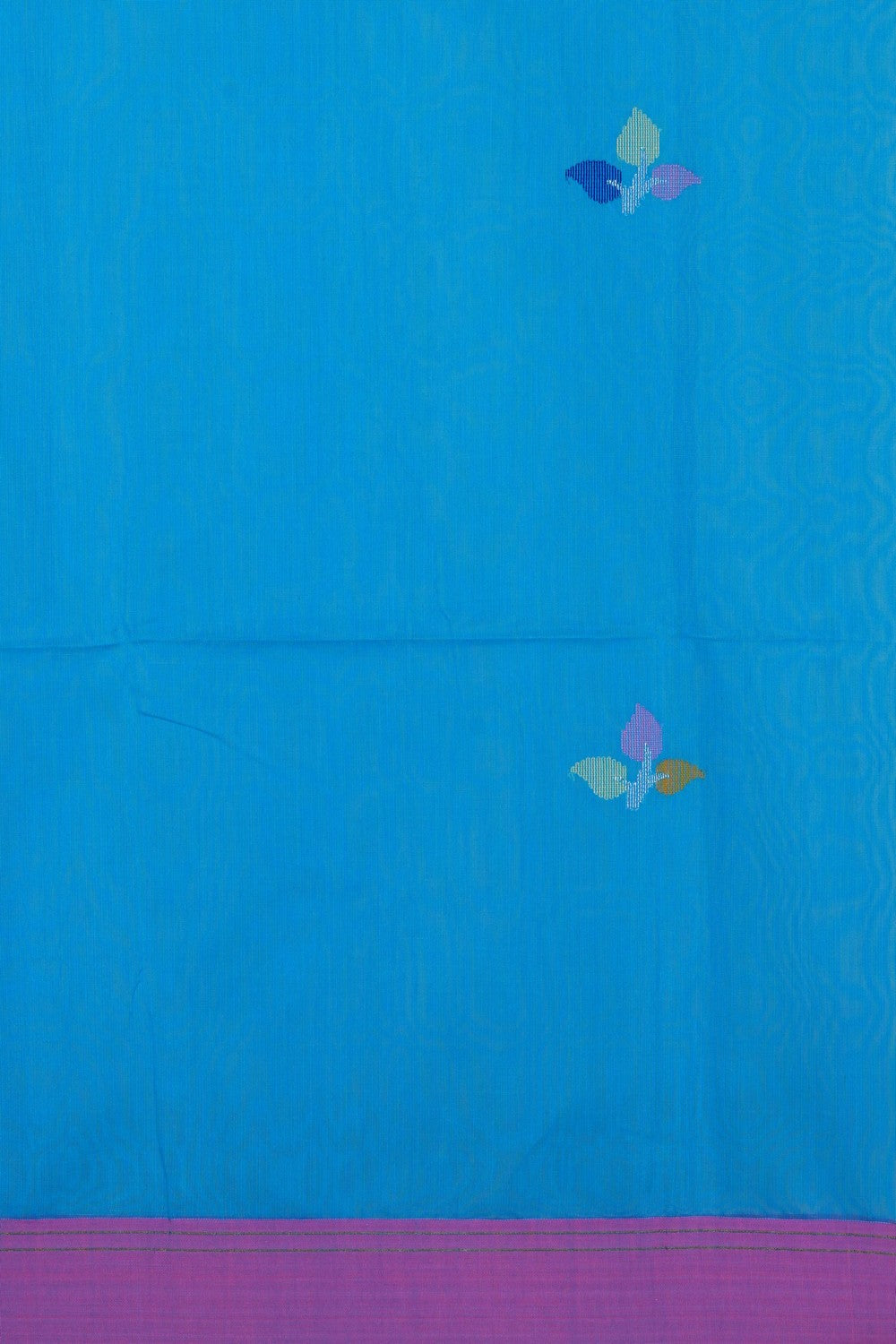Image of Blue Kora Saree