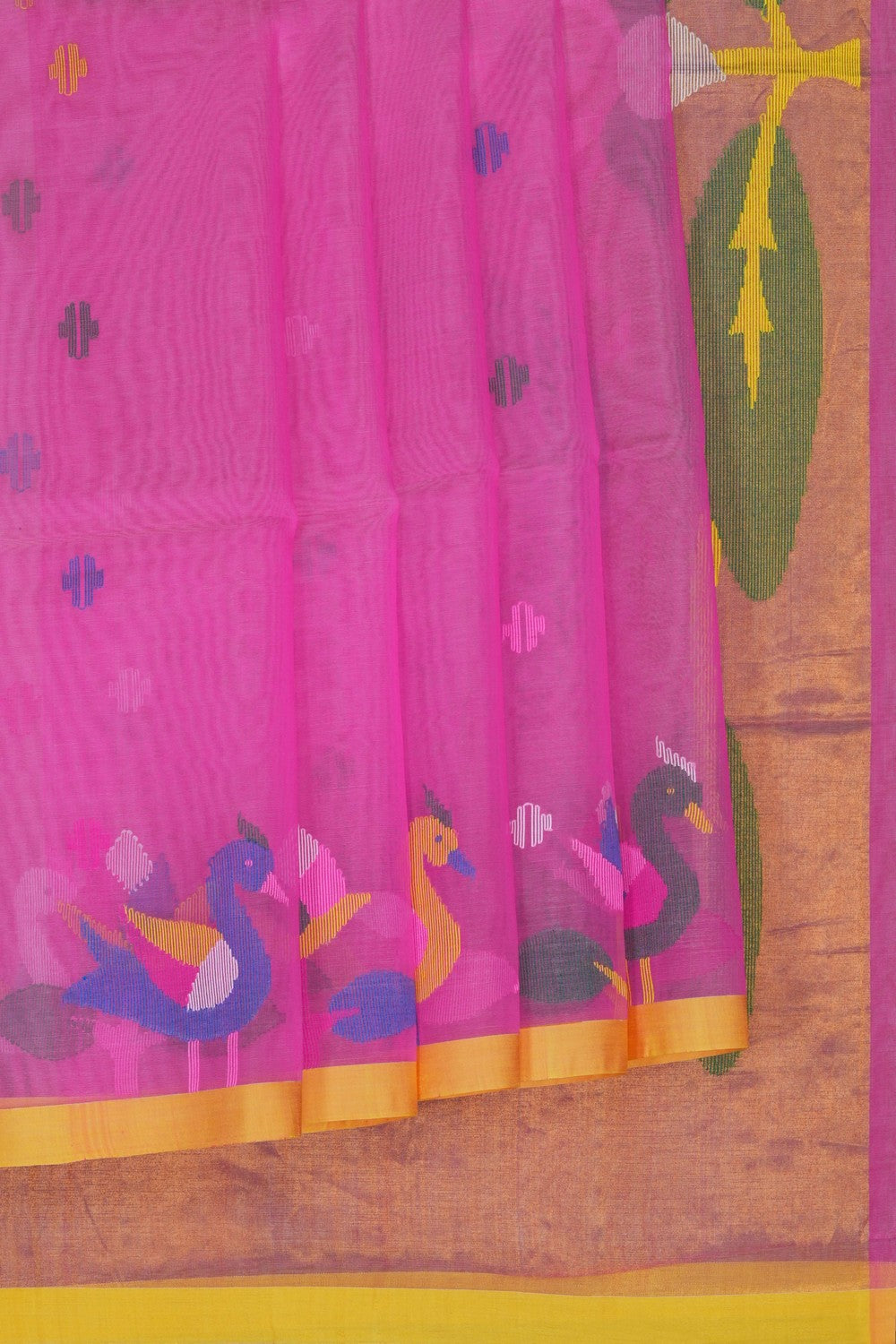 Image of Pink Kora Saree