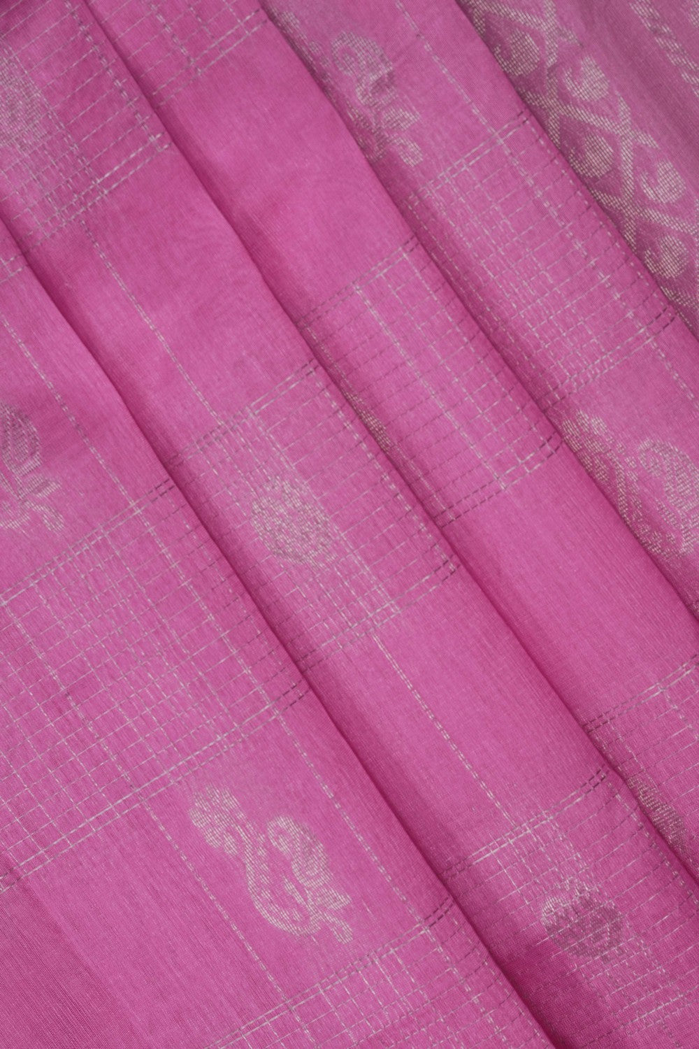 Image of Pink South Silk Cotton Saree