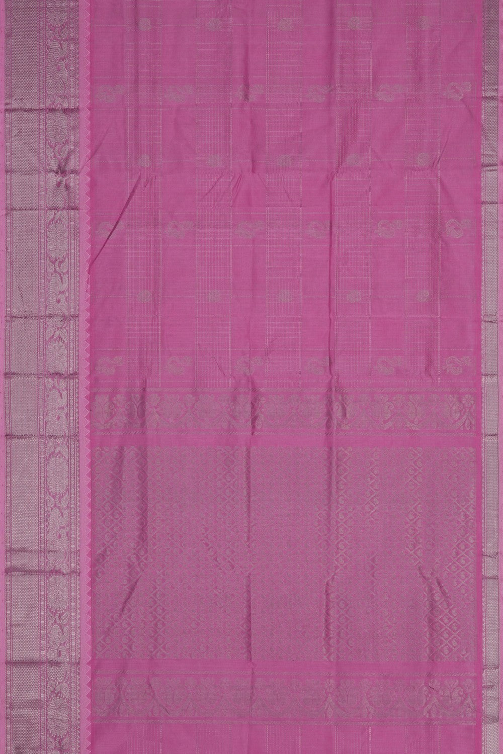 Image of Pink South Silk Cotton Saree
