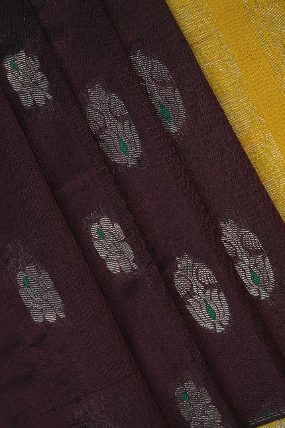 Image of Violet South Silk Cotton Saree