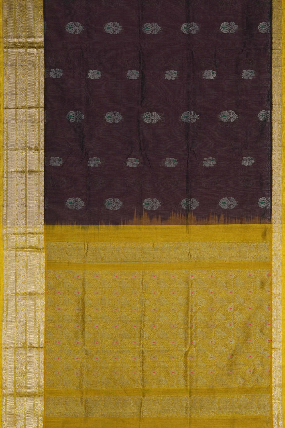 Image of Violet South Silk Cotton Saree