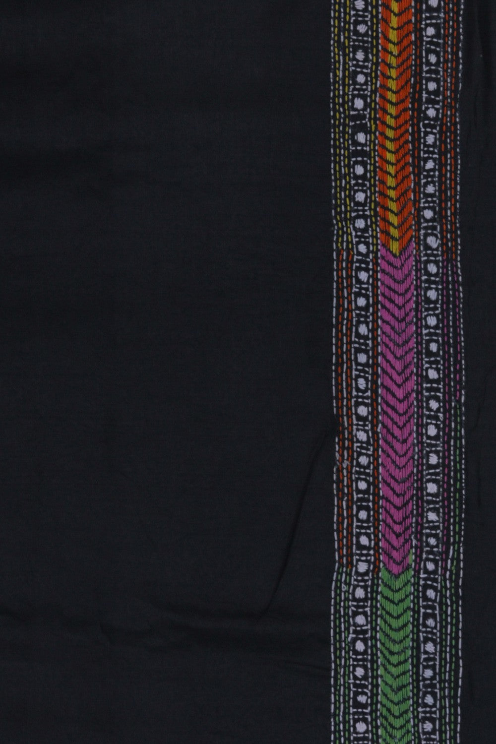 Image of Kantha Embroidery Saree