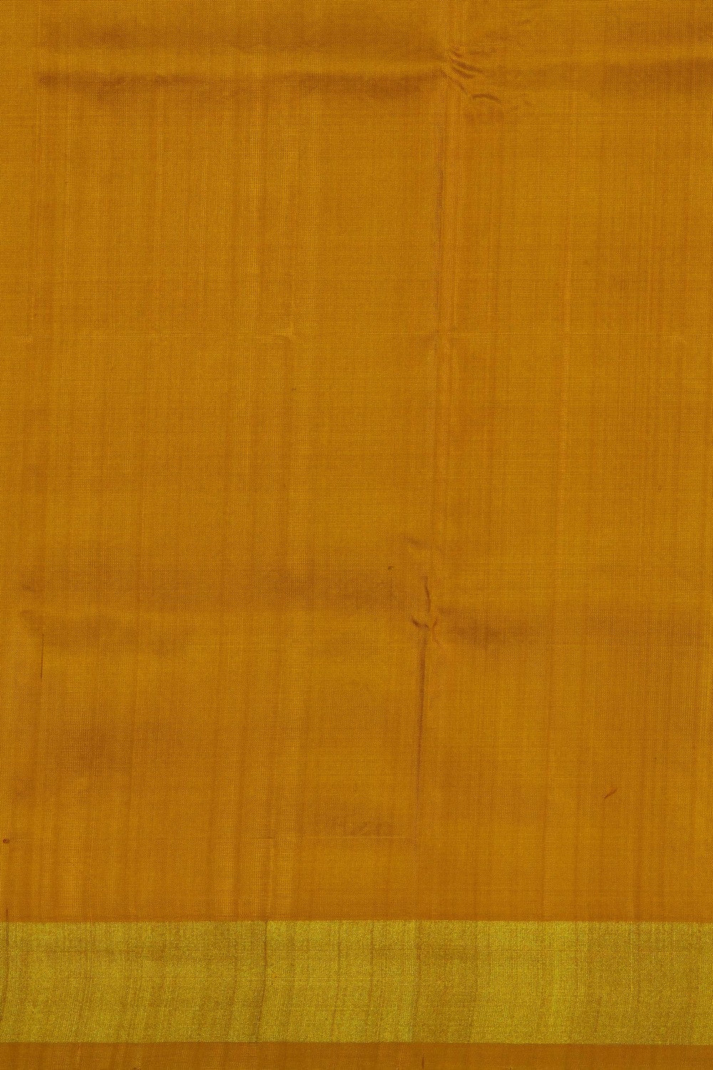 Image of Uppada Brocade Silk Mustard Saree