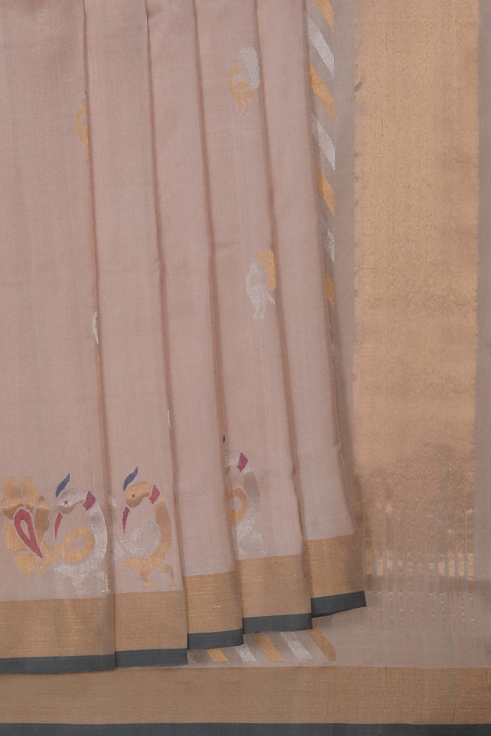 Image of Uppada Silk Beige Saree