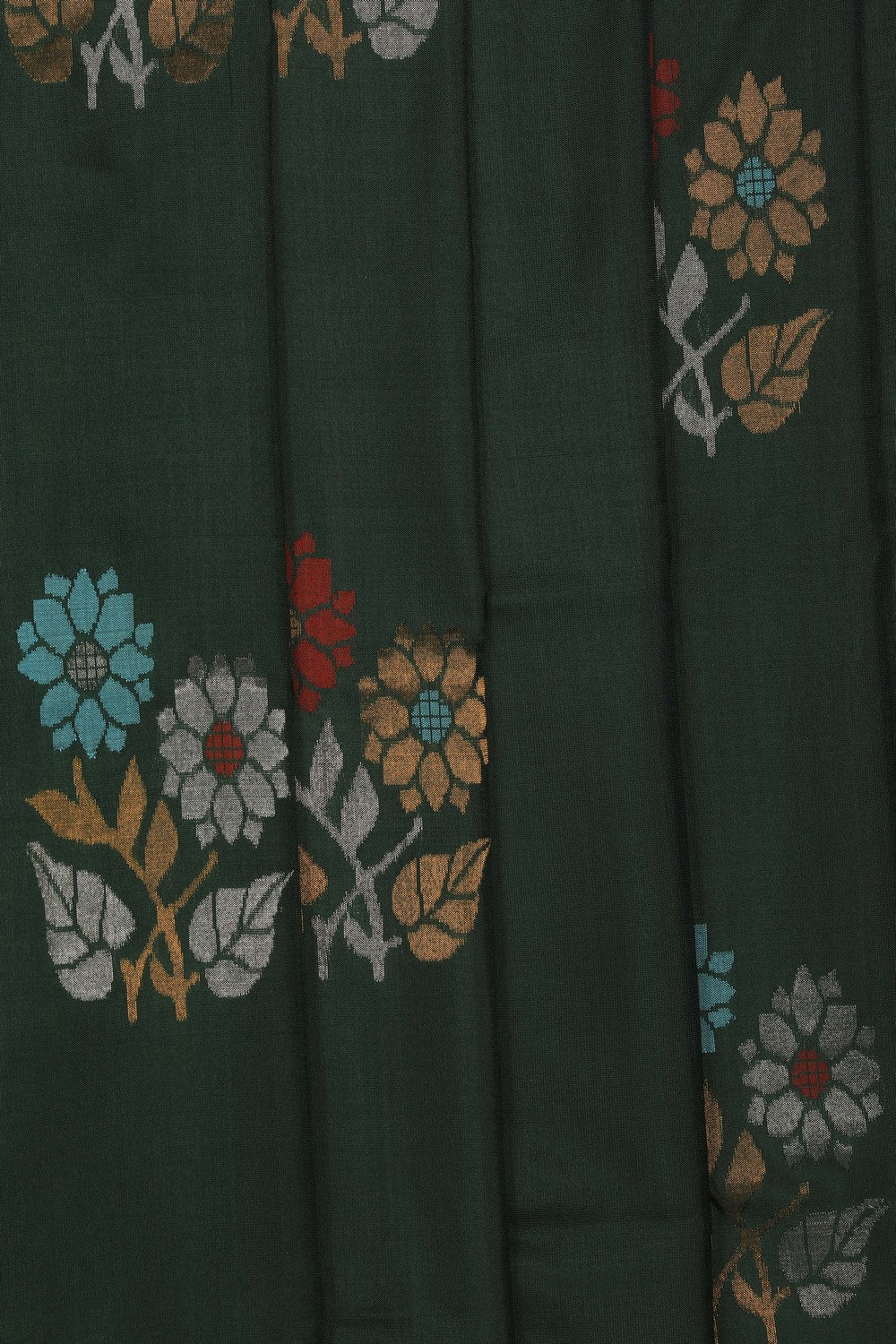 Image of Uppada Silk Green Saree