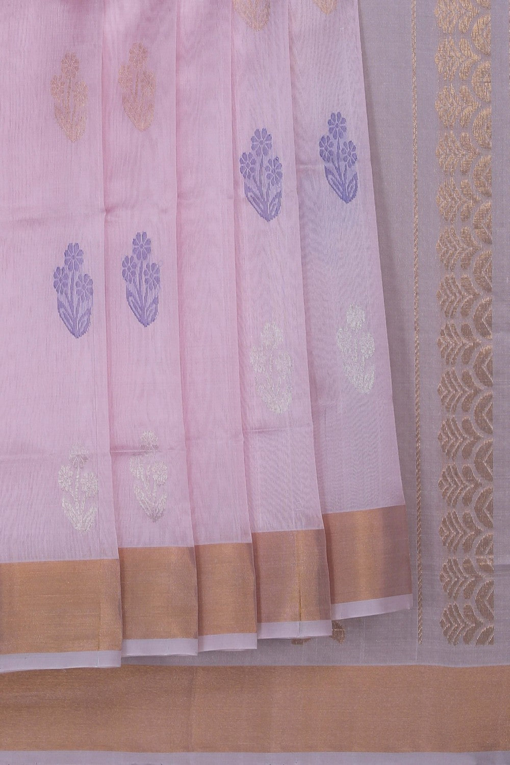 Image of Uppada Silk Pink Saree