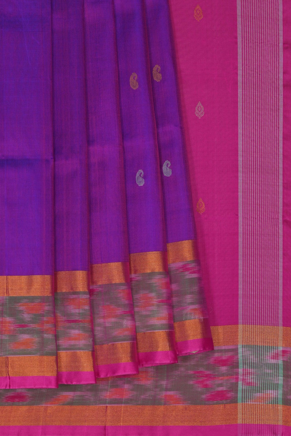 Image of Purple Uppada Silk Saree