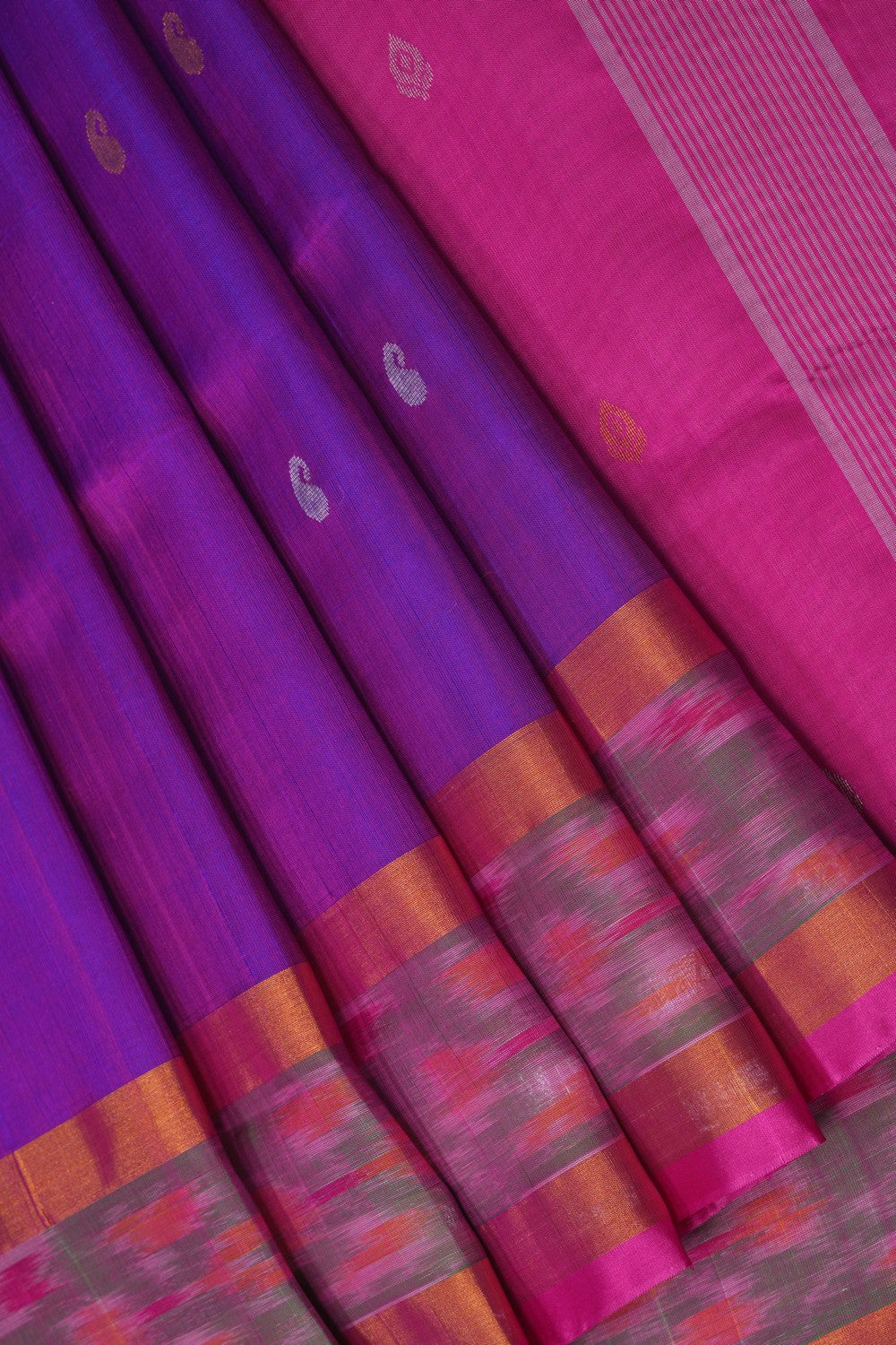 Image of Purple Uppada Silk Saree