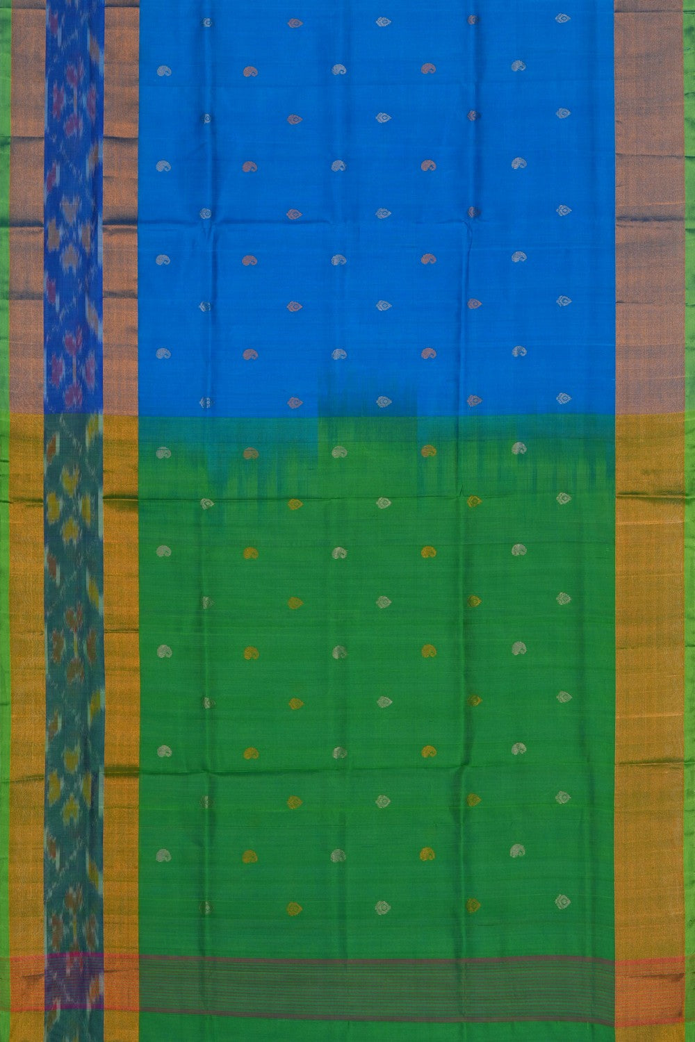 Image of Blue Uppada Silk Saree