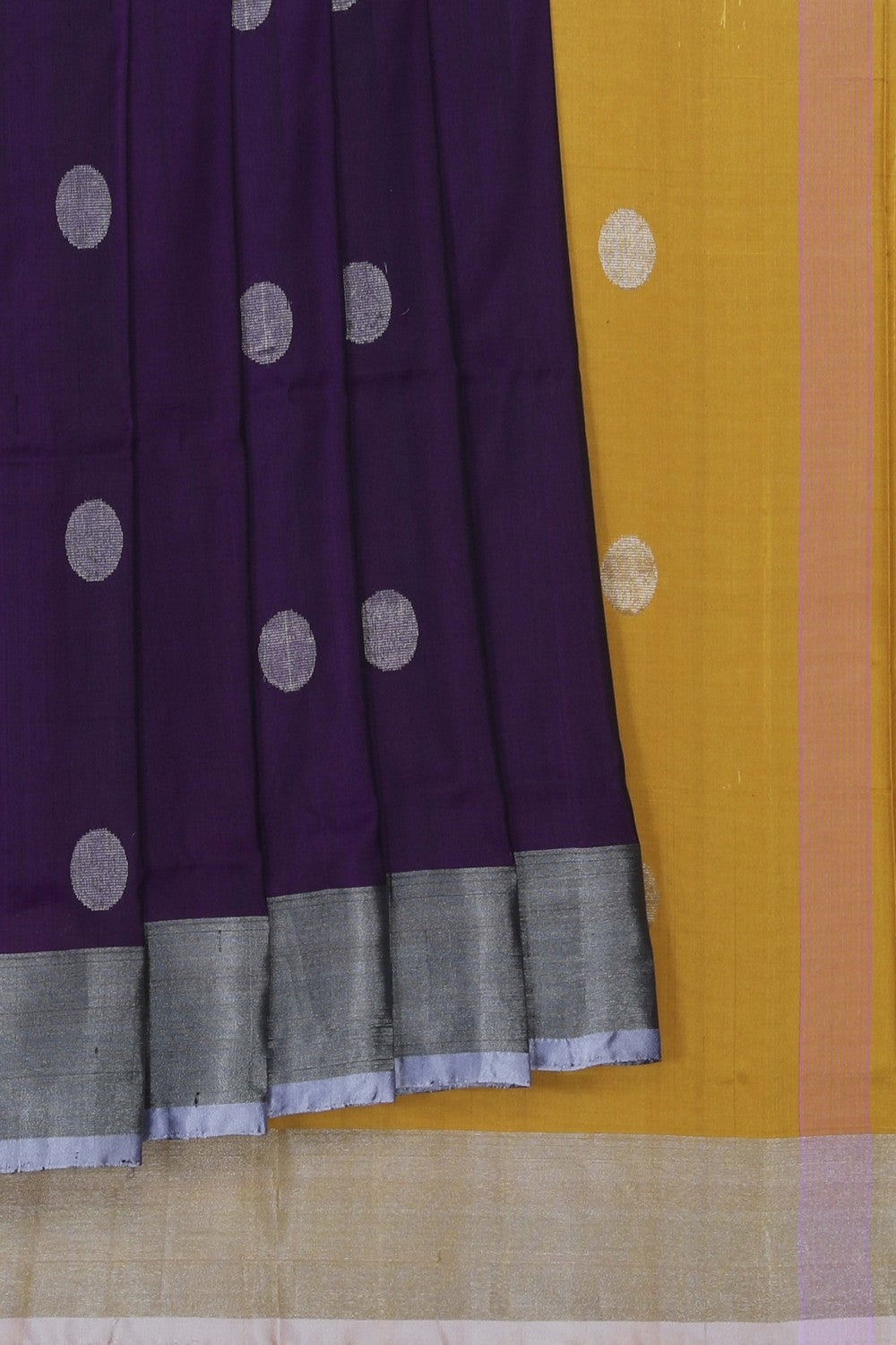 Image of Uppada Silk Purple Saree