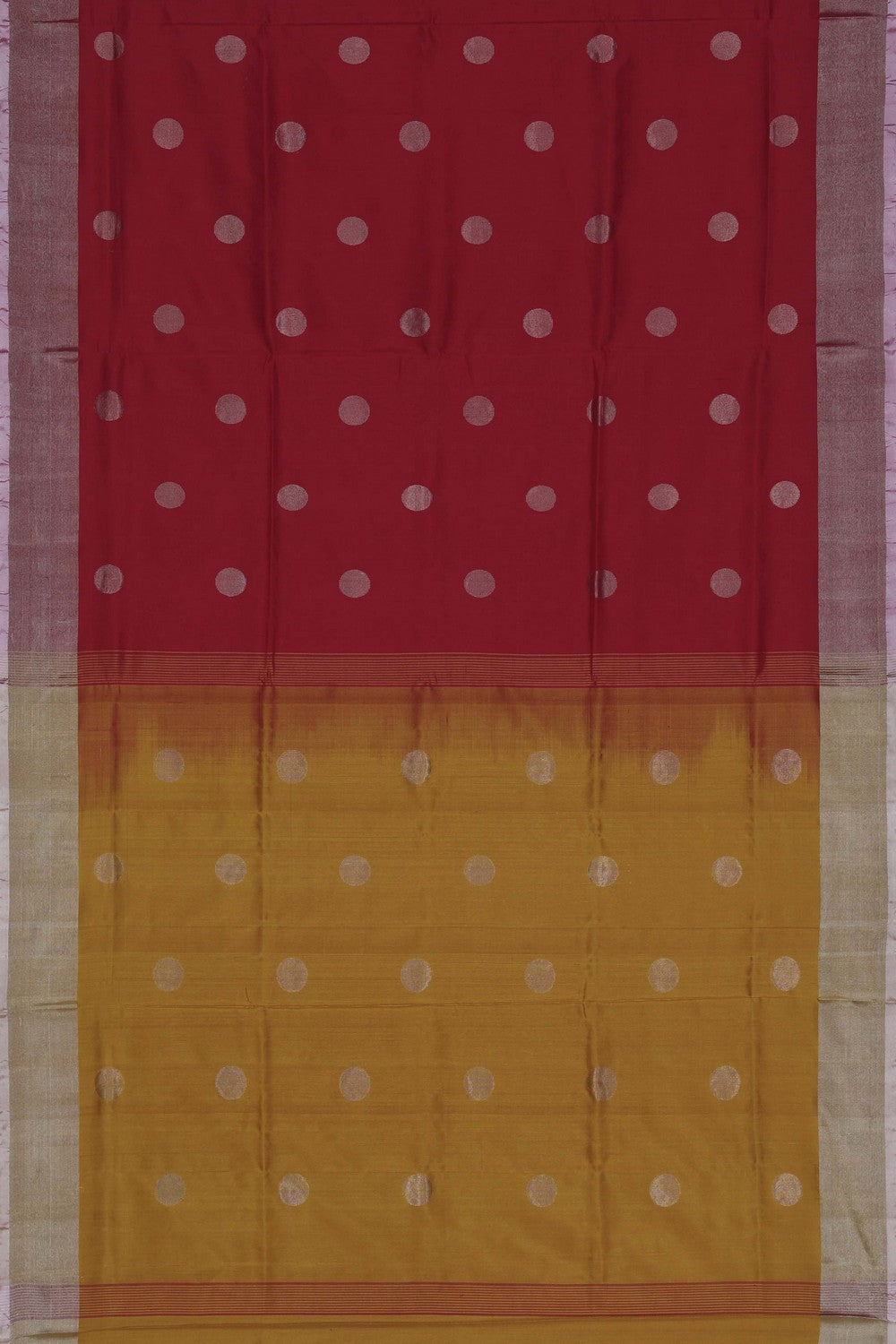 Image of Uppada Silk Red Saree