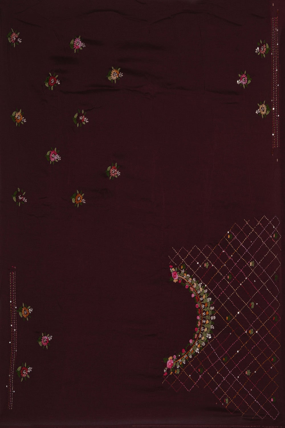 Image of Classy Beige Embroidery Saree