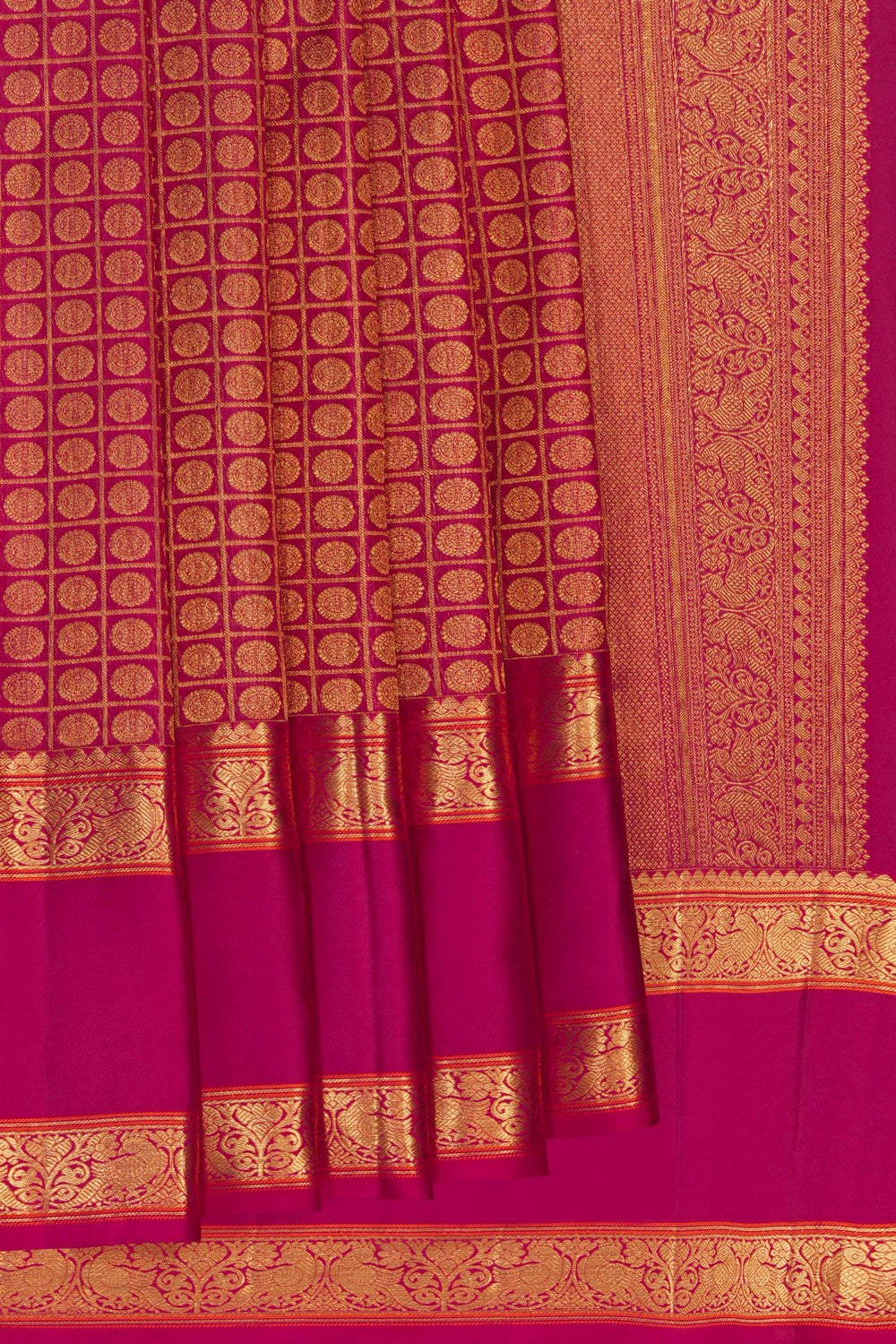 Image of Pink Kanchipattu Saree