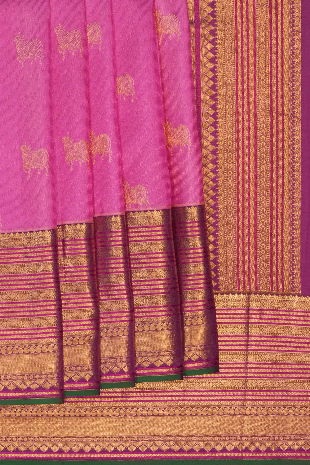 Image of Pink Kanchipattu Saree