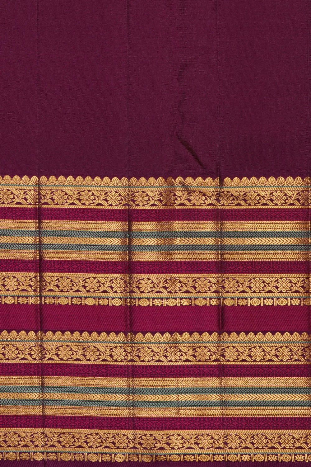 Image of Green Kanchipattu Saree