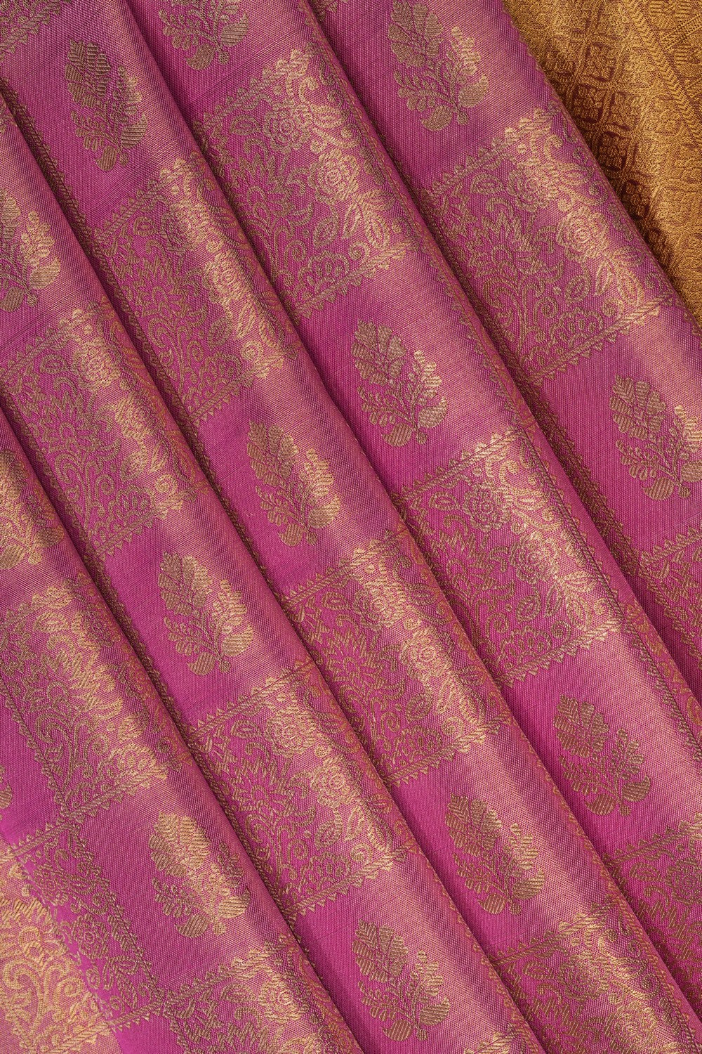 Image of Pink Kanchipattu Brocade Saree