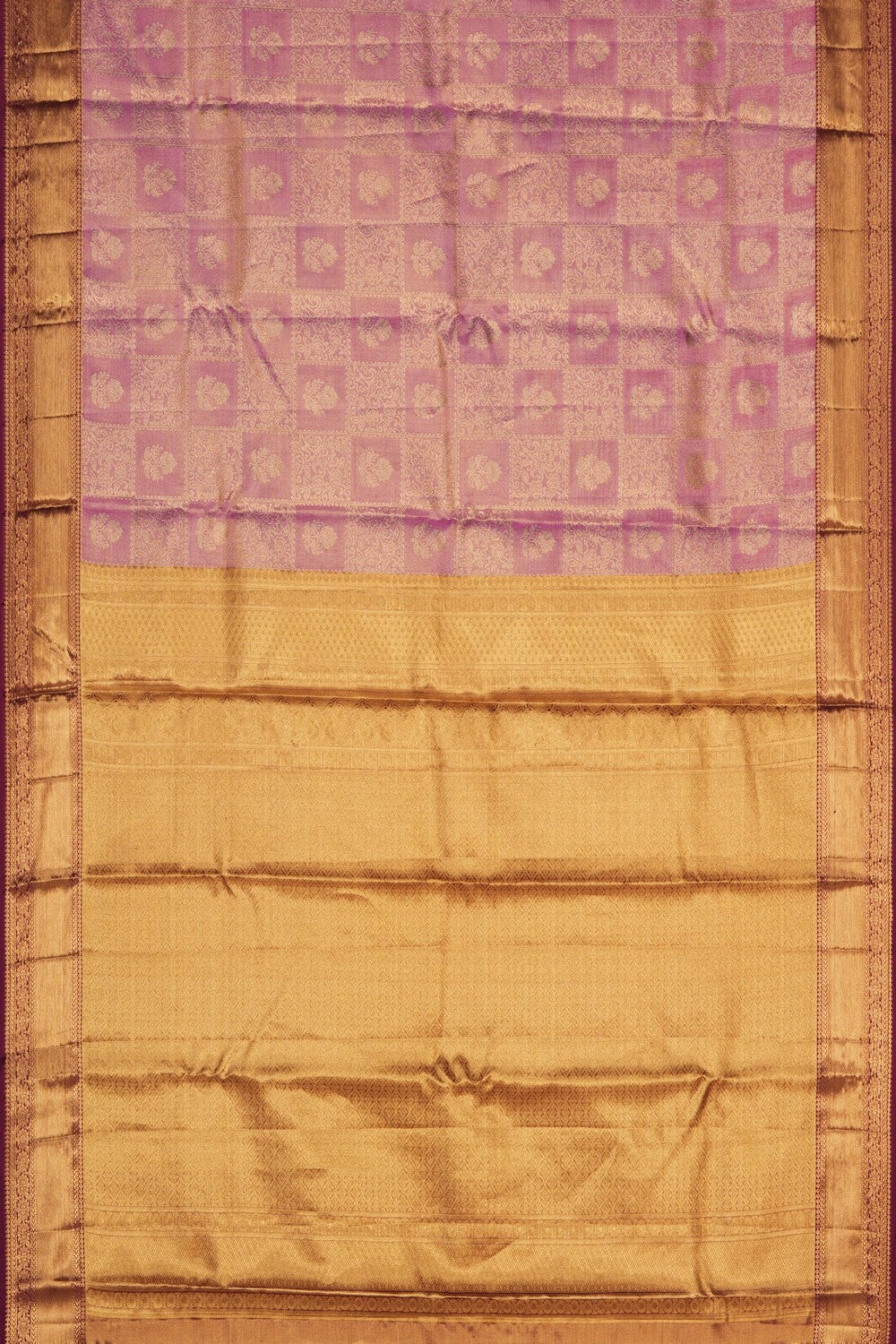 Image of Pink Kanchipattu Brocade Saree