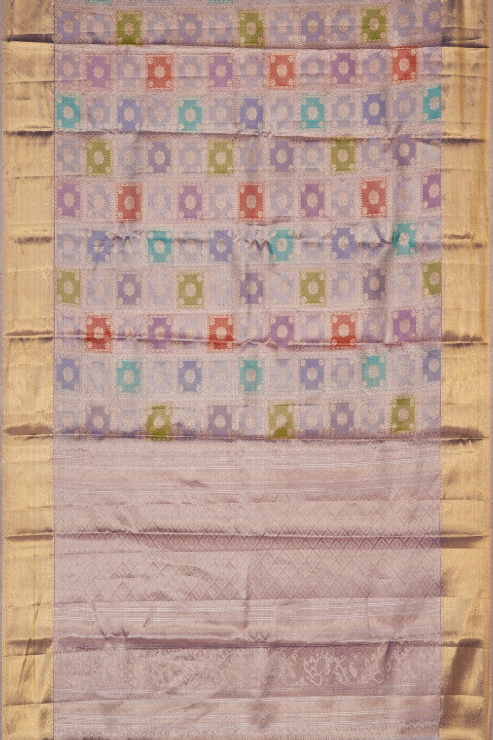 Image of Purple Kanchipattu Brocade Saree