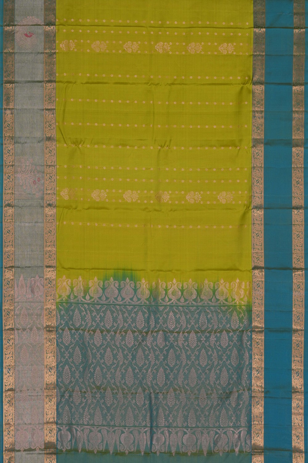 Image of Green South Silk Saree