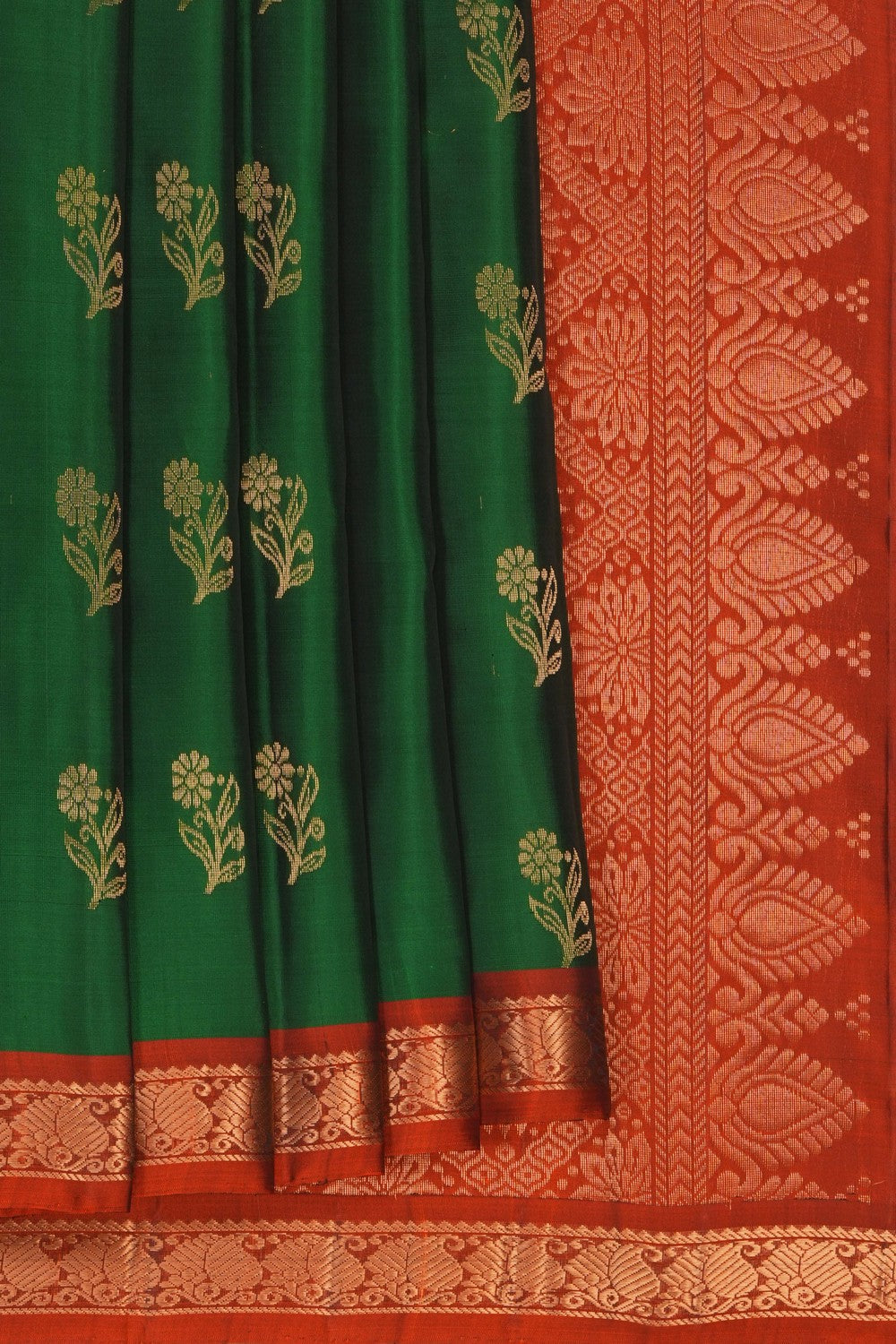 Image of Green South Silk Saree