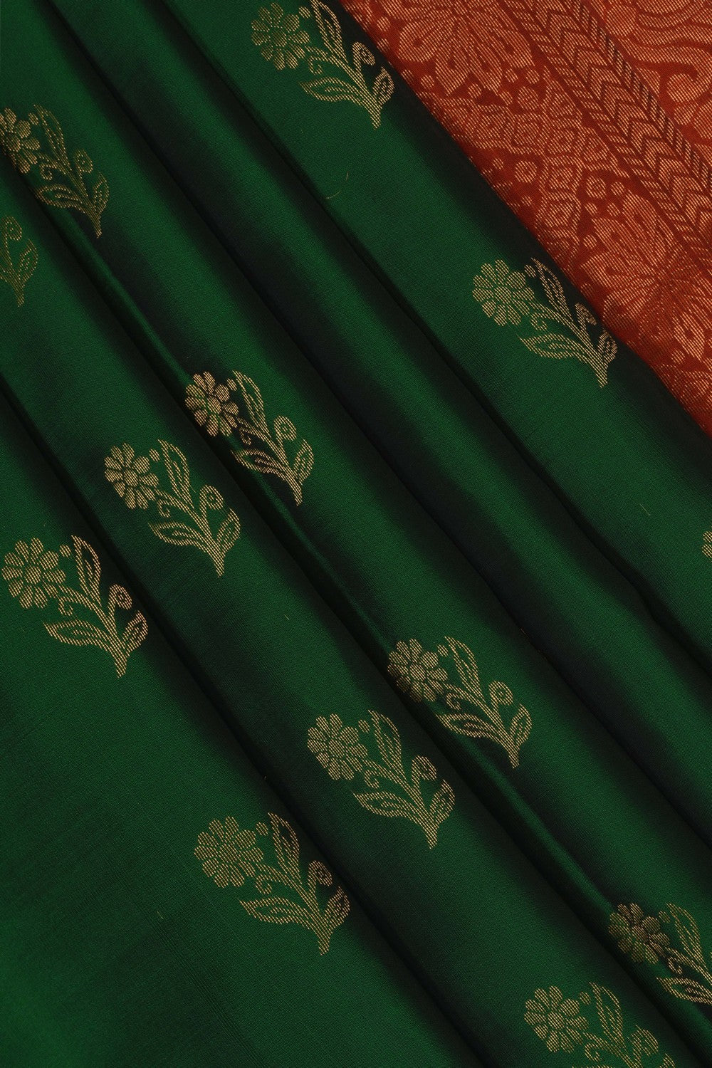Image of Green South Silk Saree