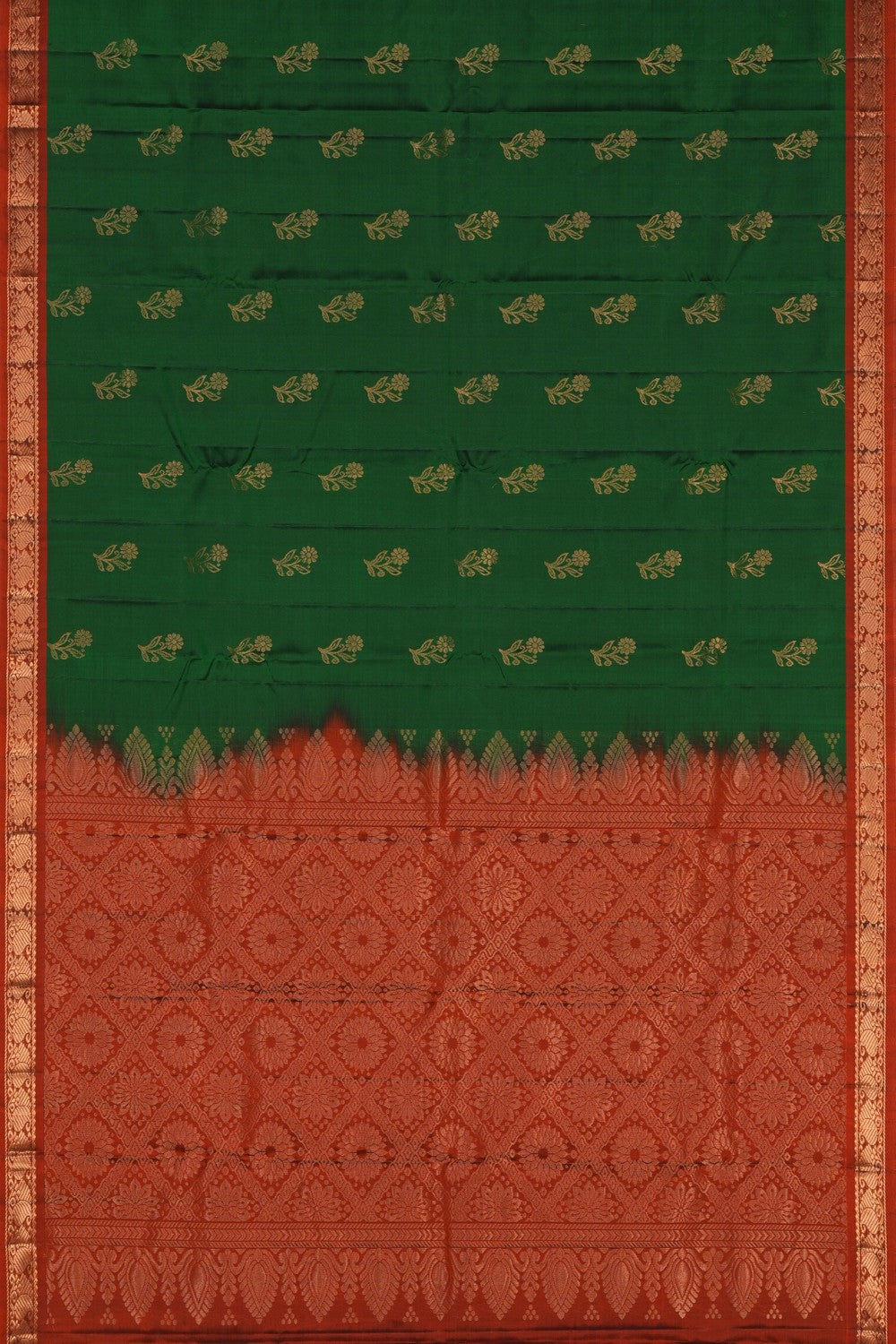 Image of Green South Silk Saree