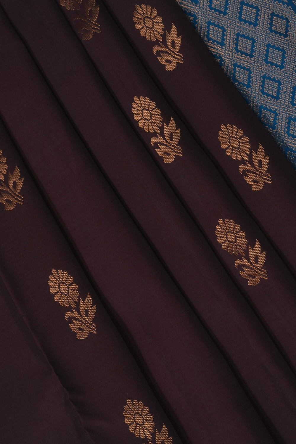Image of Brown South Silk Saree