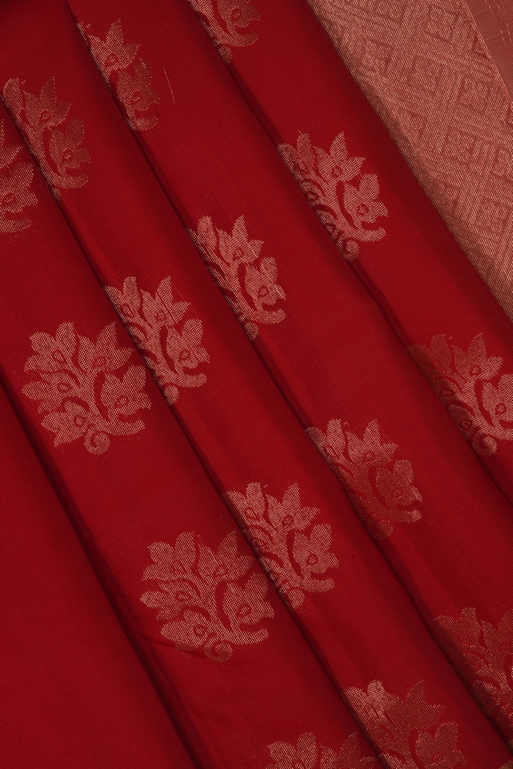 Image of Red South Silk Saree