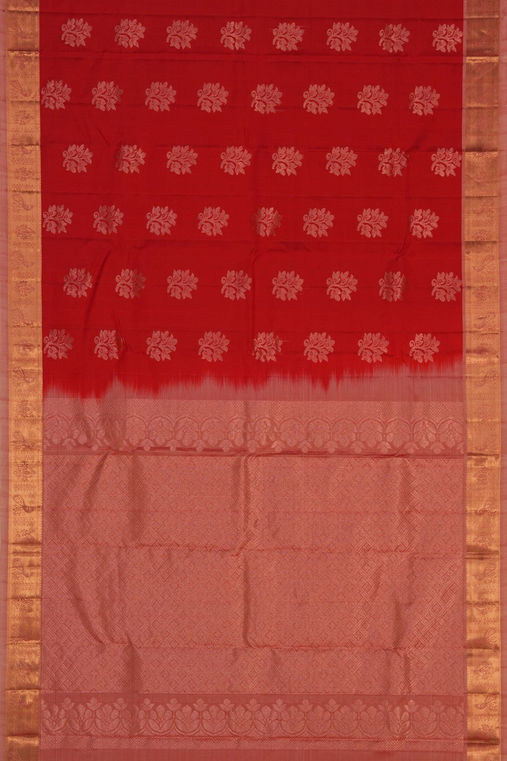 Image of Red South Silk Saree
