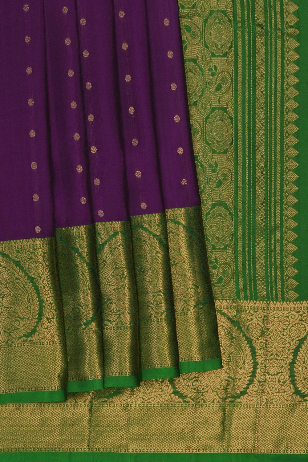 Image of Purple South Silk Saree