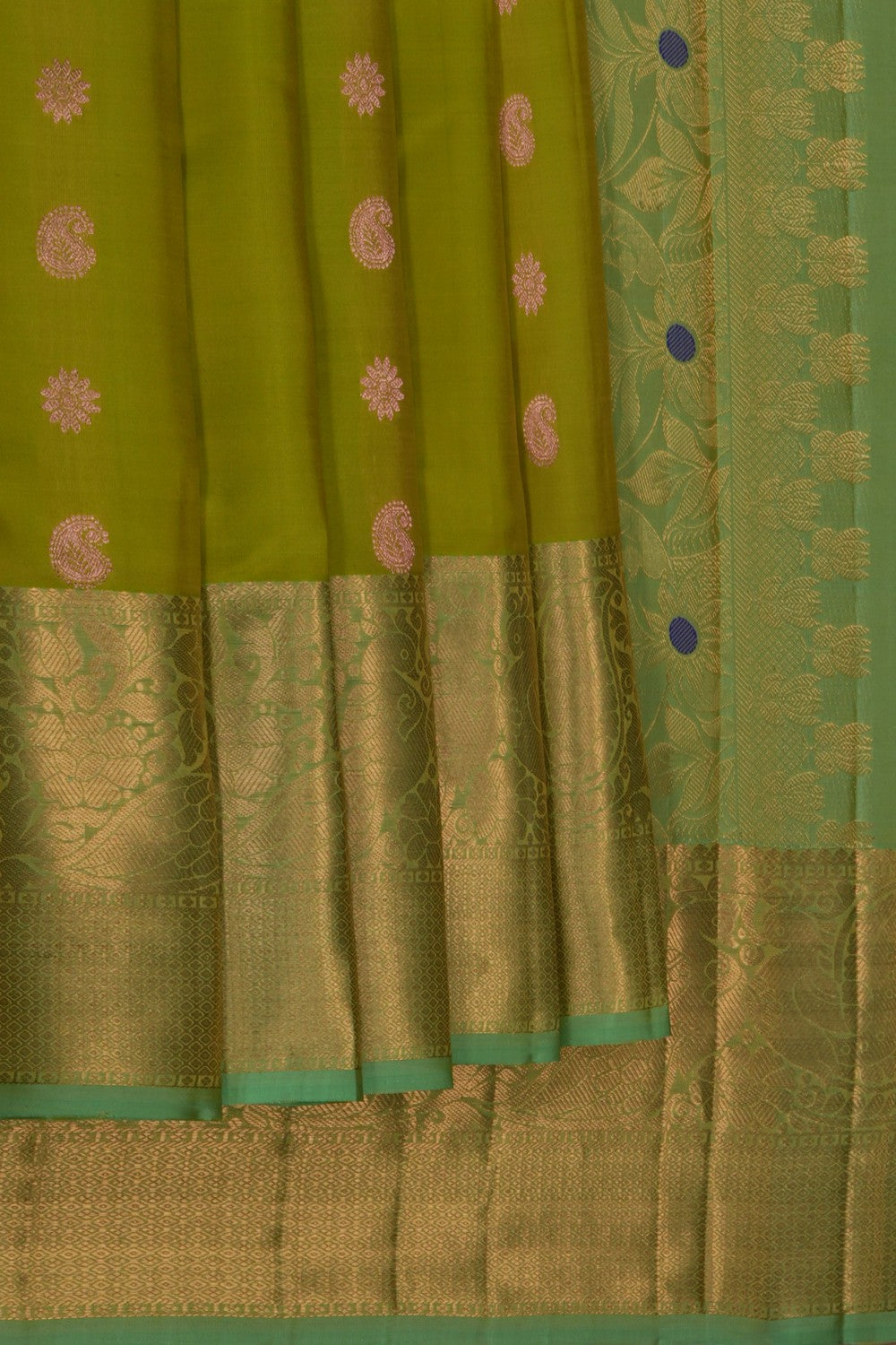 Image of Green South Silk Saree