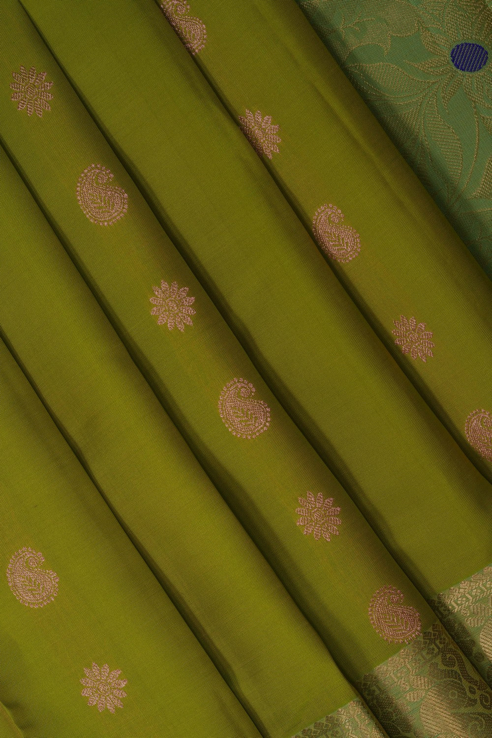 Image of Green South Silk Saree