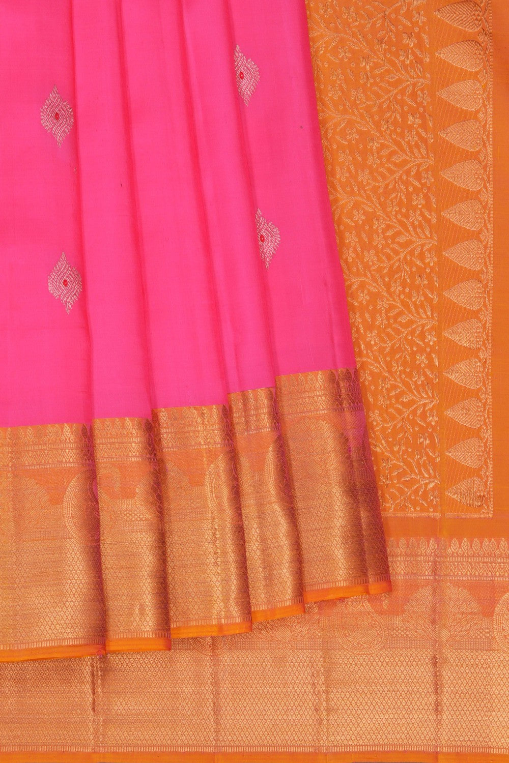 Image of Pink South Silk Saree