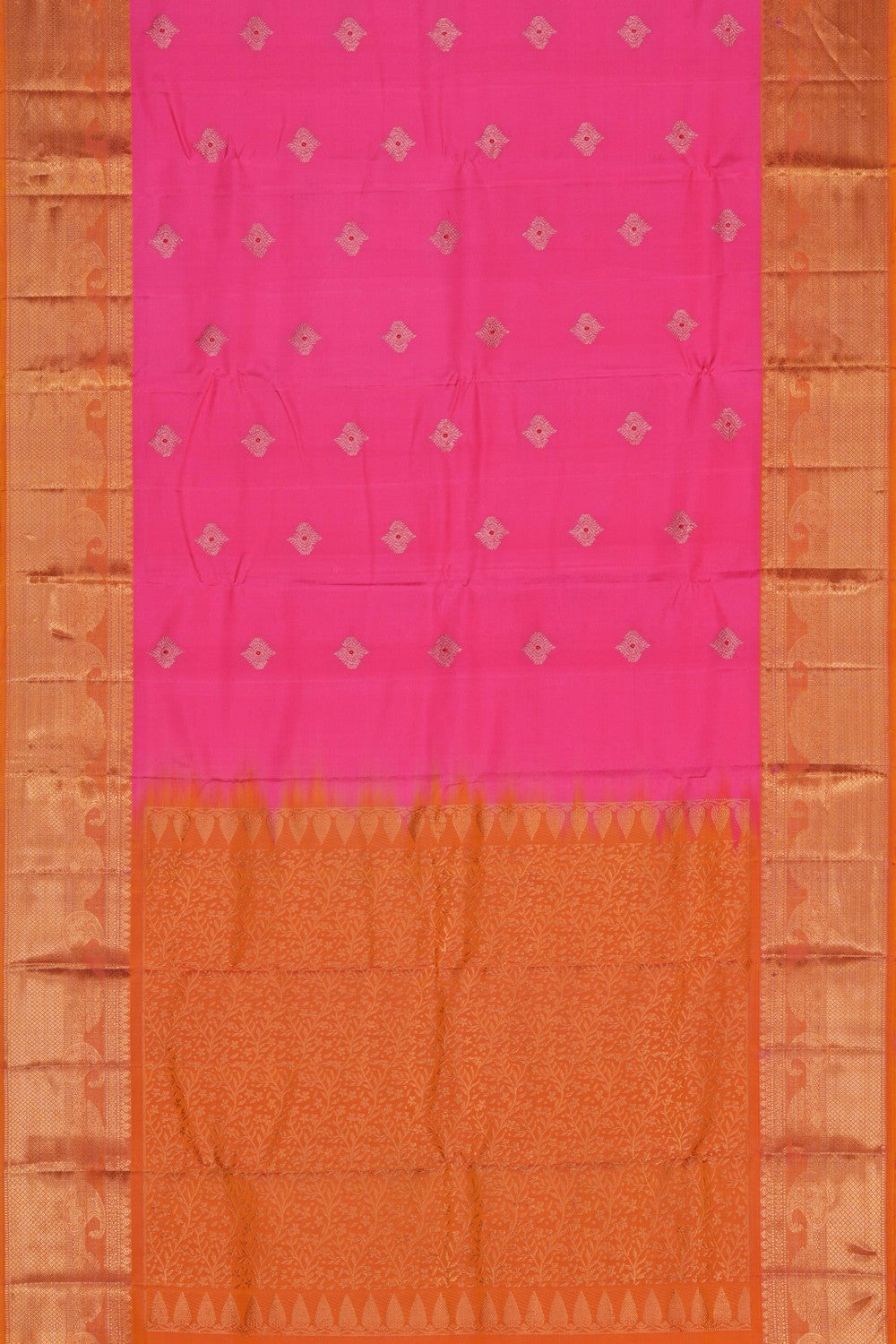 Image of Pink South Silk Saree